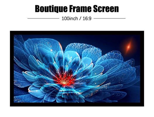 سعر جيد شاشة بروجكتر LCD ثابتة داخلية قصيرة الارتفاع 4K Ultra HD 100 بوصة لمسرح السينما الانترنت
