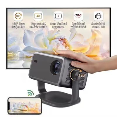 سعر جيد HDMI LED Kids Education Theater DLP Projectors 4k 1080p Full HD ODM أجهزة عرض الـ 4k 1080p الانترنت