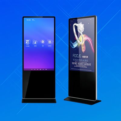 سعر جيد ODM 1080P أرضية واقفة شاشة LCD إشارة إعلانية قابلة لللمس لاعب إعلانات 50 بوصة الانترنت